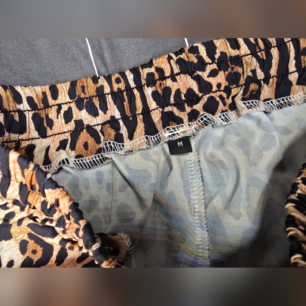 Men's Leopard Shorts - Picture 2 of 2